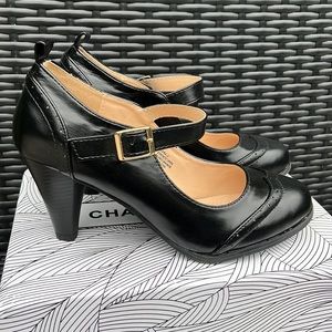 Black Mary Jane Pump 7 worn once